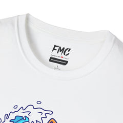 Dog Making Waves Shirt - Surfing Summer Beach Design, Cool Beach Shirt for Men, Trendy Summer Shirt, Perfect Summer Outfit and Vacay Shirt, Tee