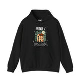 Enter If You Dare Hoodie - Haunted House Hoodie, Scary House Hoodie, Unisex Halloween Apparel, Funny Halloween Puns, Trendy Halloween Hoodie