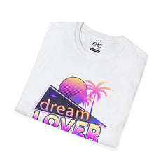 Dreamlover Shirt - Neon Tropical Unisex Beach Shirt, Trendy Summer Shirt, Perfect Summer Outfit and Vacay Shirt, Ultimate Summer Gift