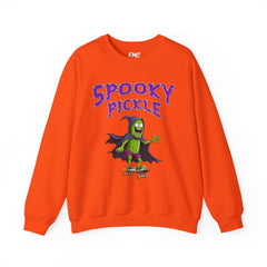 Spooky Pickle Adult Sweatshirt - Funny Pickle Halloween Adult Sweatshirt, Trendy Halloween Adult Sweatshirt, Ideal Halloween Gift
