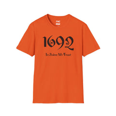1692 In Salem We Trust Witch Halloween Adult Tshirt, 1692 Salem Witch Tshirt, Halloween Adult Thshirt, Trendy Halloween Tee
