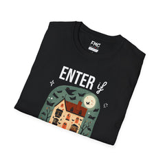 Enter If You Dare Shirt - Haunted House Shirt, Scary House Shirt, Unisex Halloween Apparel, Funny Halloween Puns, Trendy Halloween Tee