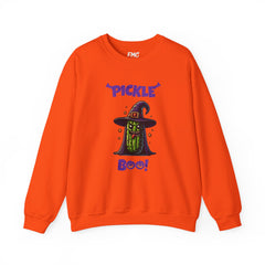 Pickle Adult Sweatshirt - Pickle Boo Halloween Adult Sweatshirt, Perfect for Pickle Lovers, Women Halloween Adult Sweatshirt, Halloween Gift