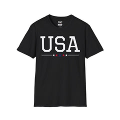 USA American Patriot T-Shirt with Five Star: Perfect 4th of July Shirt for Independence Day! Best Gift Unisex Tee