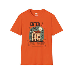 Enter If You Dare Shirt - Haunted House Shirt, Scary House Shirt, Unisex Halloween Apparel, Funny Halloween Puns, Trendy Halloween Tee