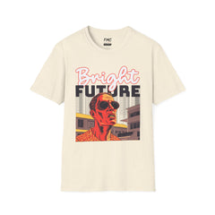 Bright Future Shirt - Melting Man Funny Summer Shirt, Unisex Beach Shirt, Trendy Summer Shirt and Beach Outfit, Ideal Vacay Shirt