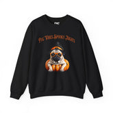 Pug Halloween Adult Sweatshirt - Pug Life Spooky Nights Adult Sweatshirt, Dog Halloween Shirt, Trendy Women Halloween Tee, Halloween Sweat