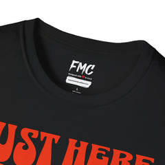 Just Here For Pickle Halloween Shirt - Wavy Retro Halloween Tee, Trendy Fall Shirt for Moms, Perfect Women Vintage Halloween Gift