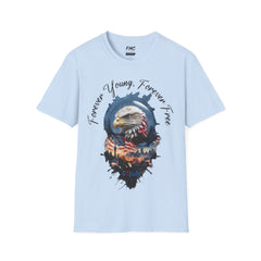 Forever Young Forever Free Tshirt 4th of July Shirt, Gift for 4th Of July, Independence T-Shirt, Patriot Shirt