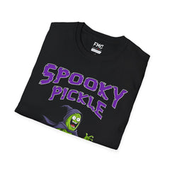 Spooky Pickle Shirt - Funny Pickle Halloween Tee, Trendy Women Halloween Shirt, Perfect for Pickle Lovers, Canning Season, Halloween Gift