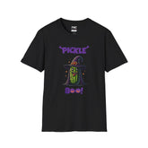 Pickle Shirt - Scary Pickle Boo Halloween Tee, Perfect for Pickle Lovers, Trendy Women Halloween Shirt, Ideal Halloween Gift