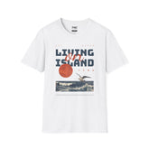 Living on Island Shirt - Seagulls Flying Ocean Tee, Trendy Unisex Beach Shirt, Perfect Summer Shirt and Beach Outfit, Ideal Vacay Shirt, Tee