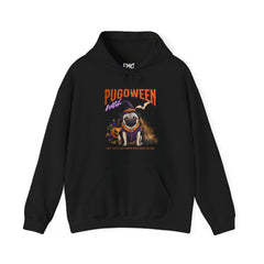 Pug Halloween Adult Hoodie - Pugoween Witch Hoodie, Dog Halloween Adult Hoodie, Trendy Women Halloween Hoodie, Perfect Pug Gift