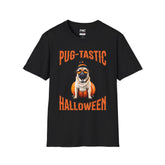 Pug Halloween Shirt - Pug-tastic Halloween Dog Shirt, Orange Halloween Tee, Trendy Women Halloween Shirt, Perfect Pug Gift, Halloween Gift