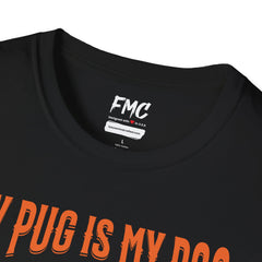 Pug Halloween Shirt - My Pug is My Boo Shirt, Dog Halloween Shirt, Trendy Women Halloween Tee, Perfect Pug Gift, Popular Halloween Apparel