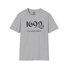 1692 Salem Witch Halloween Adult Tshirt - 1692 Uncaught Witch Thshirt, 1692 Salem Witch Tshirt, Halloween Adult Thshirt, Trendy Halloween Tee