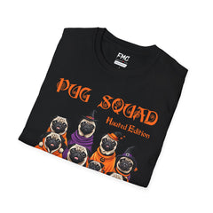 Pug Halloween Shirt - Dog Halloween Shirt, Pug Squad Haunted Edition, Spooky Family Pug Tee, Retro Women Halloween Shirt, Perfect Pug Gift