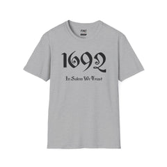 1692 In Salem We Trust Witch Halloween Adult Tshirt, 1692 Salem Witch Tshirt, Halloween Adult Thshirt, Trendy Halloween Tee