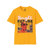 Bright Future Shirt - Melting Man Funny Summer Shirt, Unisex Beach Shirt, Trendy Summer Shirt and Beach Outfit, Ideal Vacay Shirt