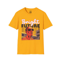 Bright Future Shirt - Melting Man Funny Summer Shirt, Unisex Beach Shirt, Trendy Summer Shirt and Beach Outfit, Ideal Vacay Shirt