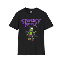 Spooky Pickle Shirt - Funny Pickle Halloween Tee, Trendy Women Halloween Shirt, Perfect for Pickle Lovers, Canning Season, Halloween Gift
