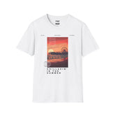 Santa Monica Pier Shirt - Beautiful Sunset California Tee, Trendy Unisex Beach Shirt, Perfect Summer Shirt and Beach Outfit, Ideal Vacay Tee