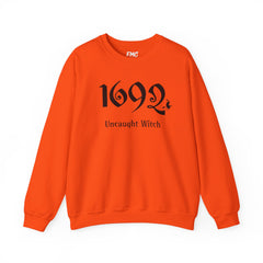 1692 Salem Witch Halloween Adult Sweatshirt - 1692 Uncaught Witch Sweat, 1692 Salem Witch Sweat, Halloween Sweatshirts, Trendy Halloween