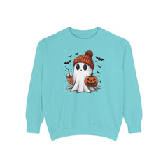 Halloween Spooky Ghost Comfort Colors Sweatshirt, Cute Ghost Sweatshirt, Halloween Sweatshirt, Cute Fall Sweatshirt Spooky Season Sweatshirt