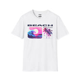 Beach Please Shirt - Summer Beach Neon Tee, Palm Tree Design, Unisex Beach Shirt, Trendy Summer Shirt, Perfect Summer Outfit and Vacay Shirt