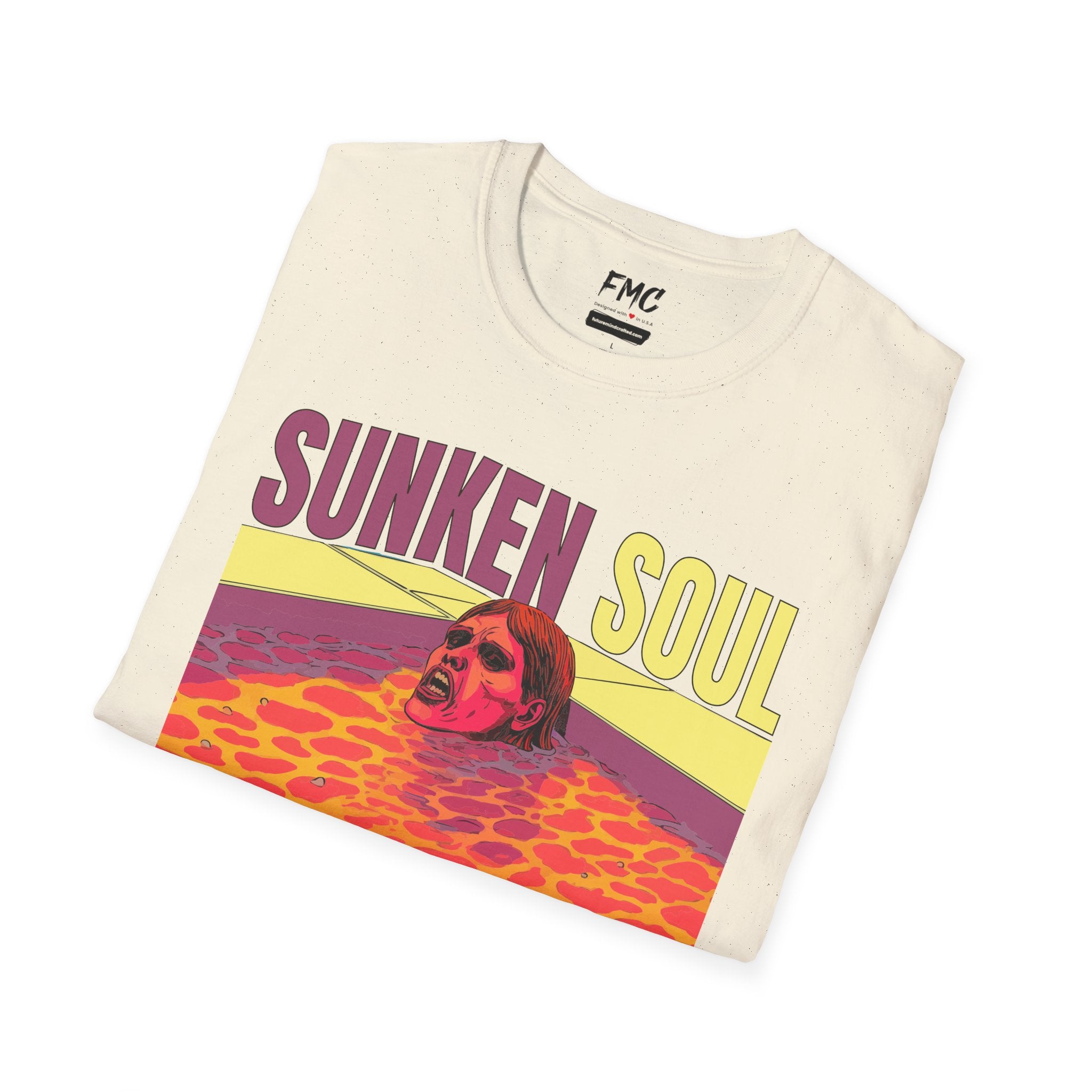 Sunken Soul Shirt - Death Valley Design, Melting in the Pool Unisex Summer Tee, Trendy Beach Shirt, Perfect Summer Beach Outfit, Vacay Shirt