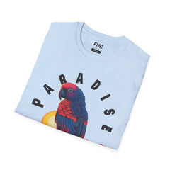 Parrot Shirt - Summer Plumage Vibrant Sunset Tee, Unisex Beach Shirt, Trendy Summer Shirt, Perfect Summer Beach Outfit and Vacay Shirt, Tee