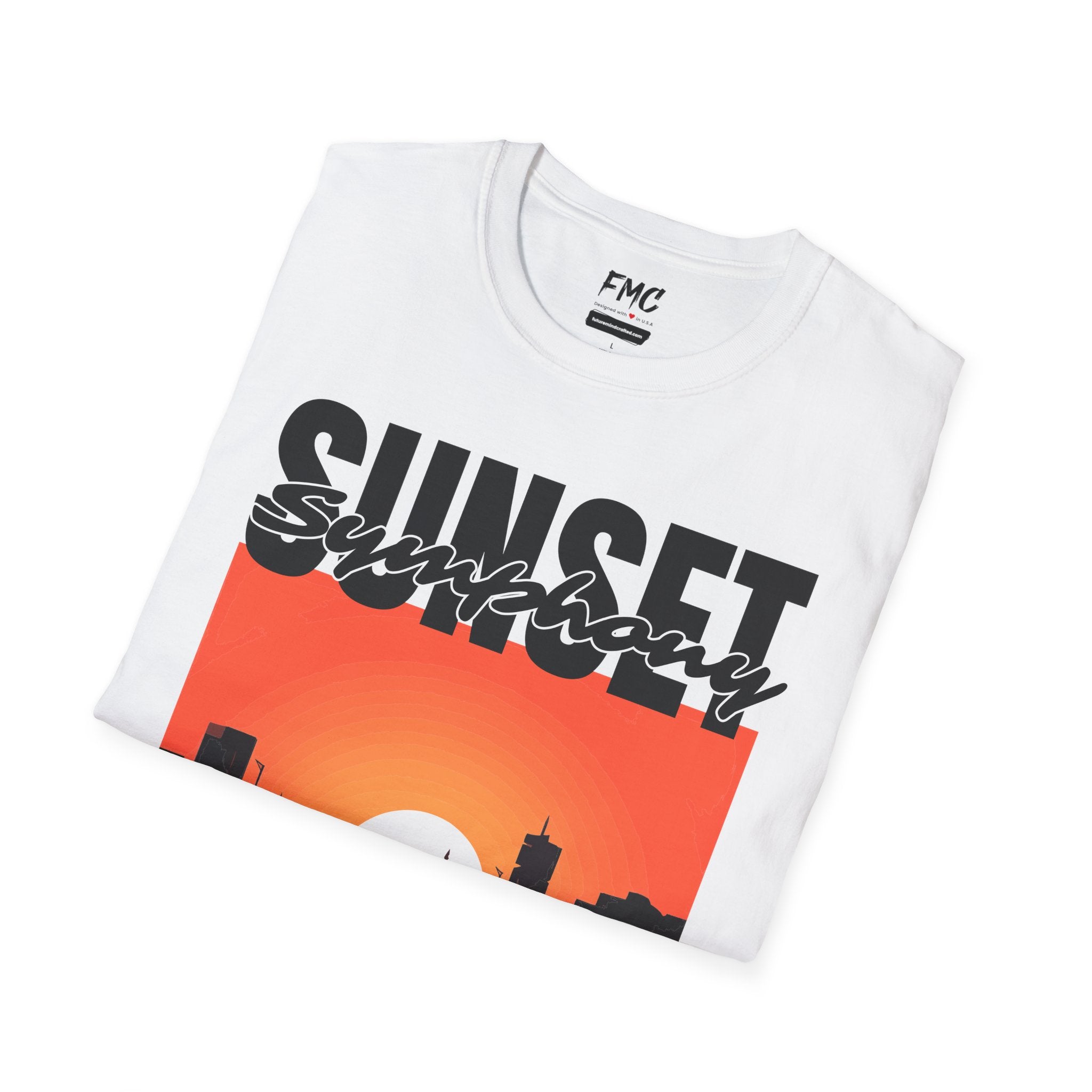 Sunset Symphony Shirt - Sunset Building Design, Summer Pool Design, Unisex Beach Tee, Trendy Summer Tee, Summer Outfit, Ideal Summer Gift