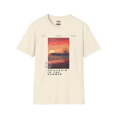 Santa Monica Pier Shirt - Beautiful Sunset California Tee, Trendy Unisex Beach Shirt, Perfect Summer Shirt and Beach Outfit, Ideal Vacay Tee