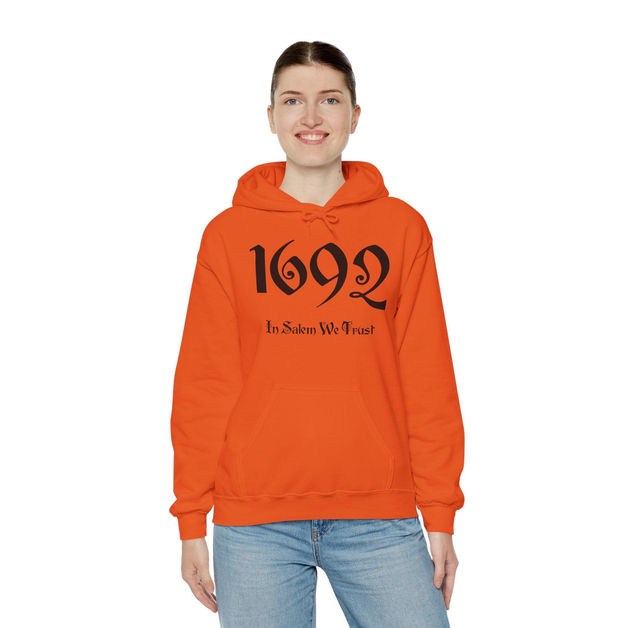 1692 Salem Halloween Witch Adult Hoodie - 1692 Witch Adult Hoodie, 1692 Salem Witch Hoodie, Women Halloween Hoodie, Cute Halloween