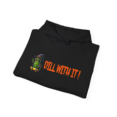 Pickle Adult Hoodie - Dill With It Halloween Adult Hoodie, Funny Pickle Lover Adult Hoodie, Halloween Adult Hoodie, Perfect Halloween Gift