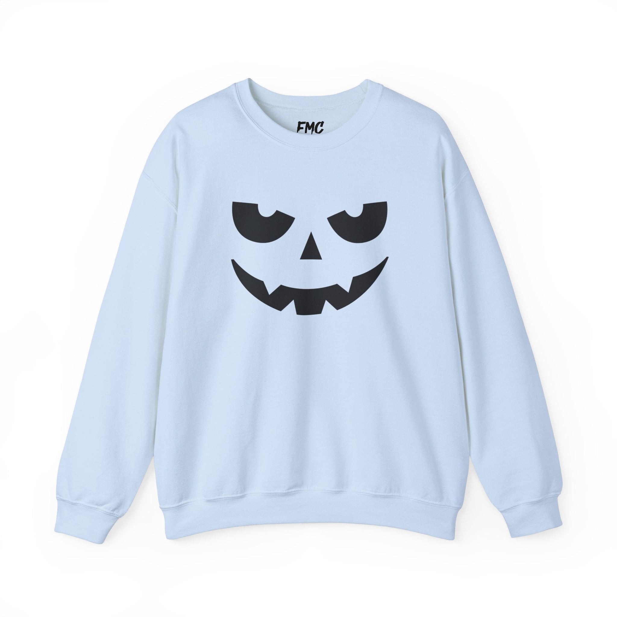 Pumpkin Face Halloween Sweatshirt - Jack O Lantern Sweatshirt, Scary Pumpkin Sweatshirt, Family Halloween Sweatshirt, Unisex Halloween Sweatshirt