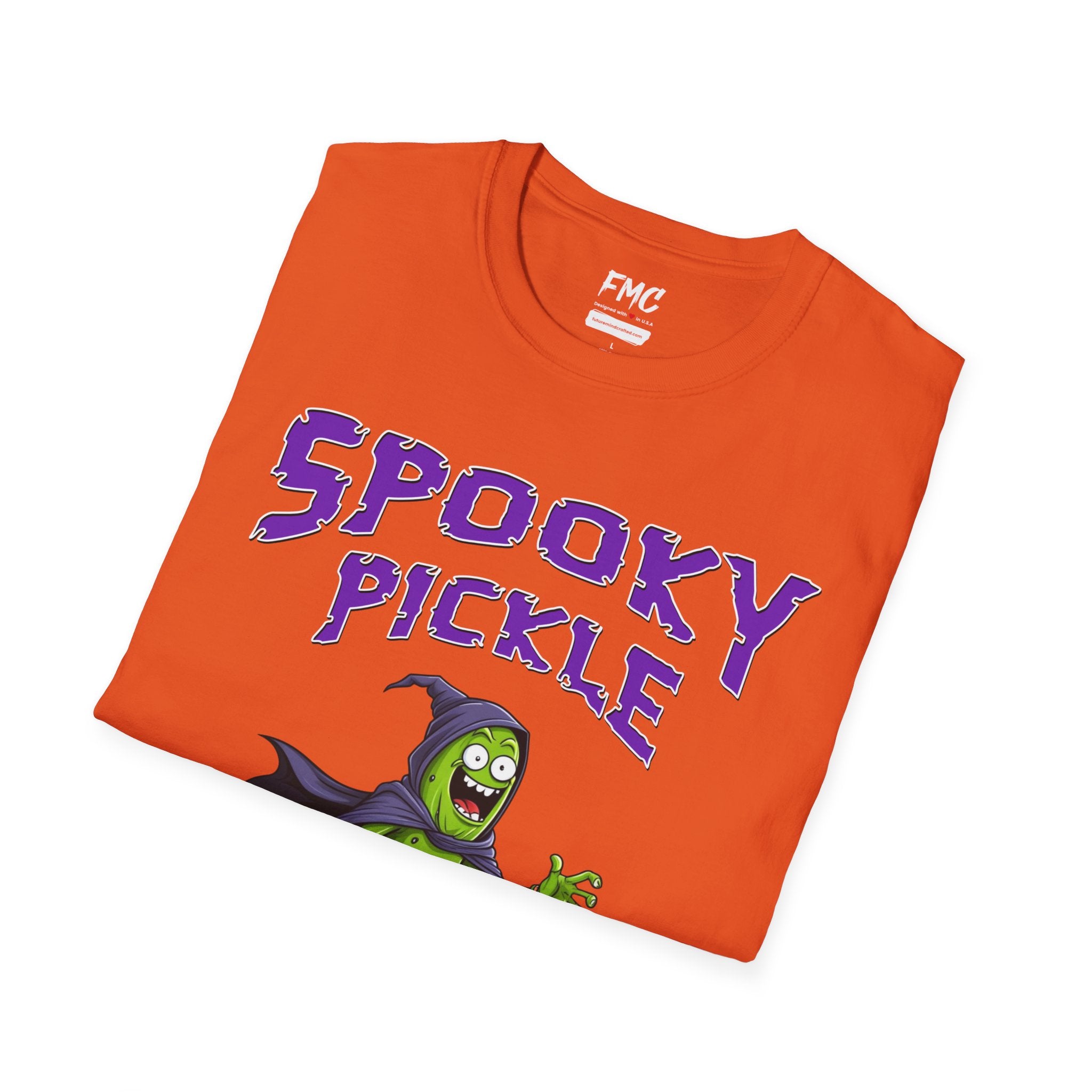 Spooky Pickle Shirt - Funny Pickle Halloween Tee, Trendy Women Halloween Shirt, Perfect for Pickle Lovers, Canning Season, Halloween Gift