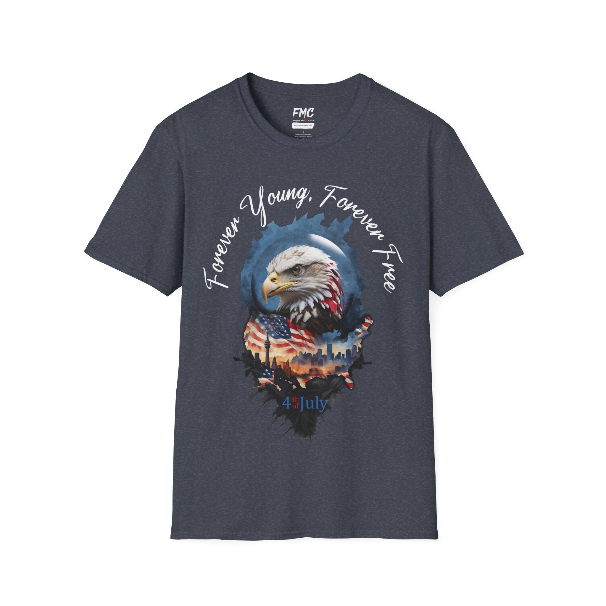 Forever Young Forever Free Tshirt 4th of July Shirt, Gift for 4th Of July, Independence T-Shirt, Patriot Shirt