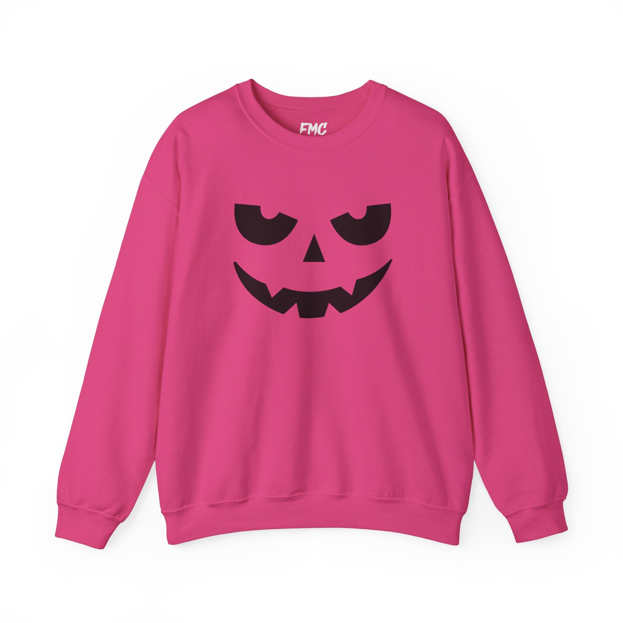 Pumpkin Face Halloween Sweatshirt - Jack O Lantern Sweatshirt, Scary Pumpkin Sweatshirt, Family Halloween Sweatshirt, Unisex Halloween Sweatshirt