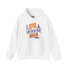 Beware of Witching Hour - Retro Witch Halloween Hoodie, Unisex Halloween Hoodie, Trendy Men and Women Halloween Hoodie, Halloween Apparel