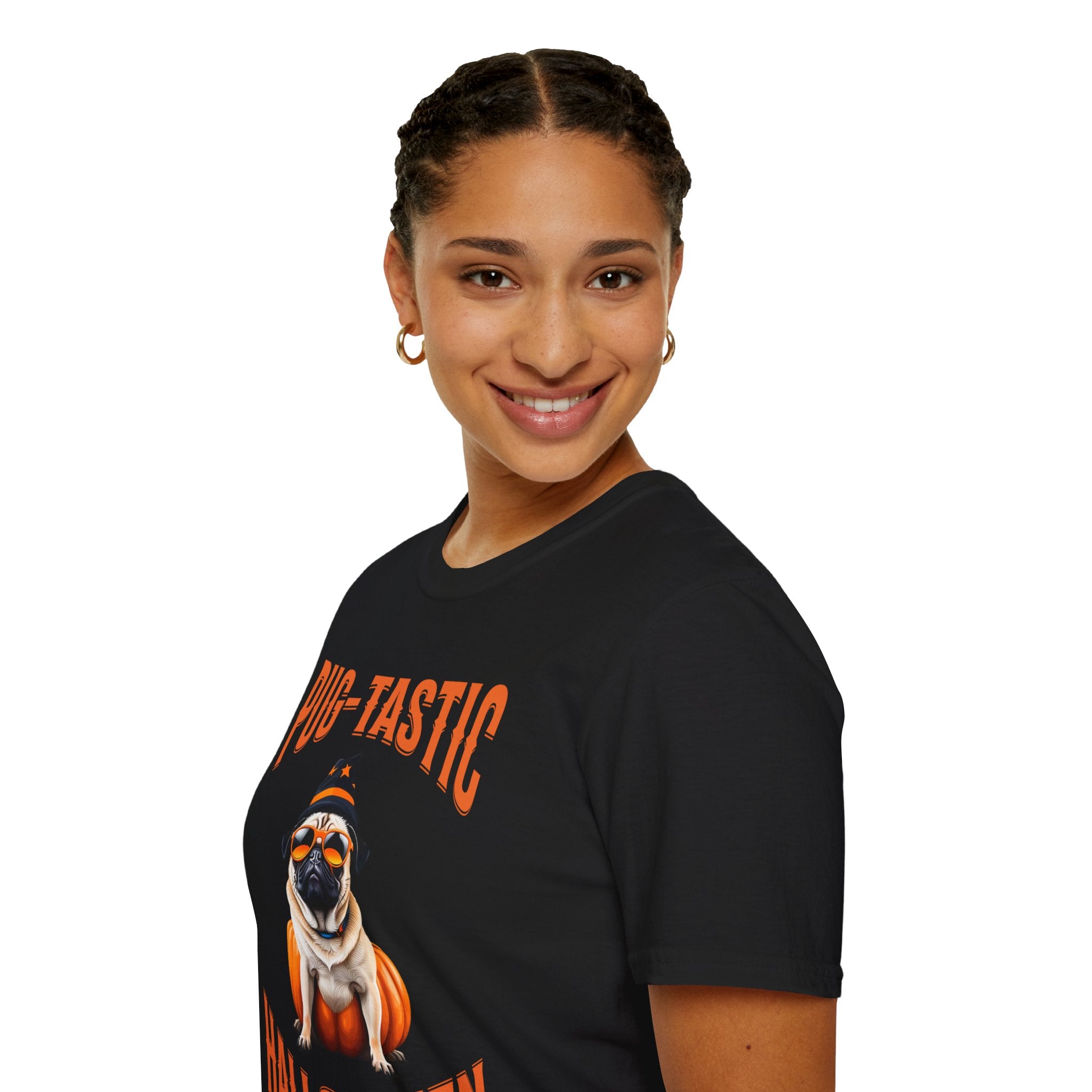 Pug Halloween Shirt - Pug-tastic Halloween Dog Shirt, Orange Halloween Tee, Trendy Women Halloween Shirt, Perfect Pug Gift, Halloween Gift