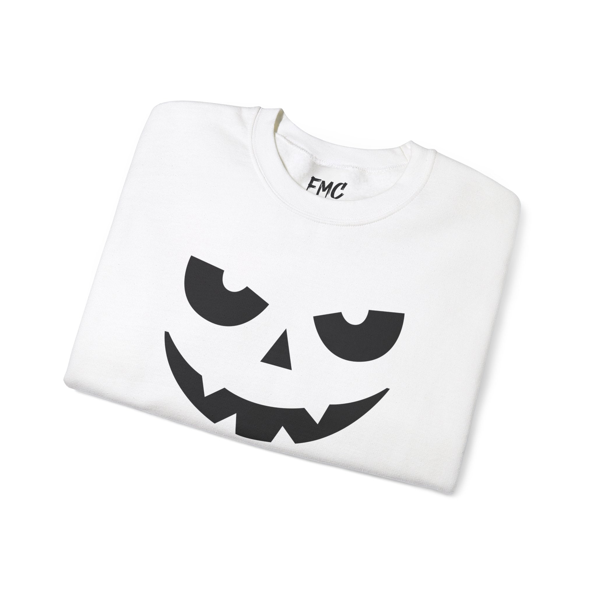 Pumpkin Face Halloween Sweatshirt - Jack O Lantern Sweatshirt, Scary Pumpkin Sweatshirt, Family Halloween Sweatshirt, Unisex Halloween Sweatshirt