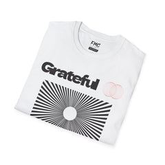 Grateful Shirt - Sunshine Optical Illusion Tee, Unisex Beach Shirt, Trendy Summer Shirt, Perfect Summer Beach Outfit and Vacay Shirt
