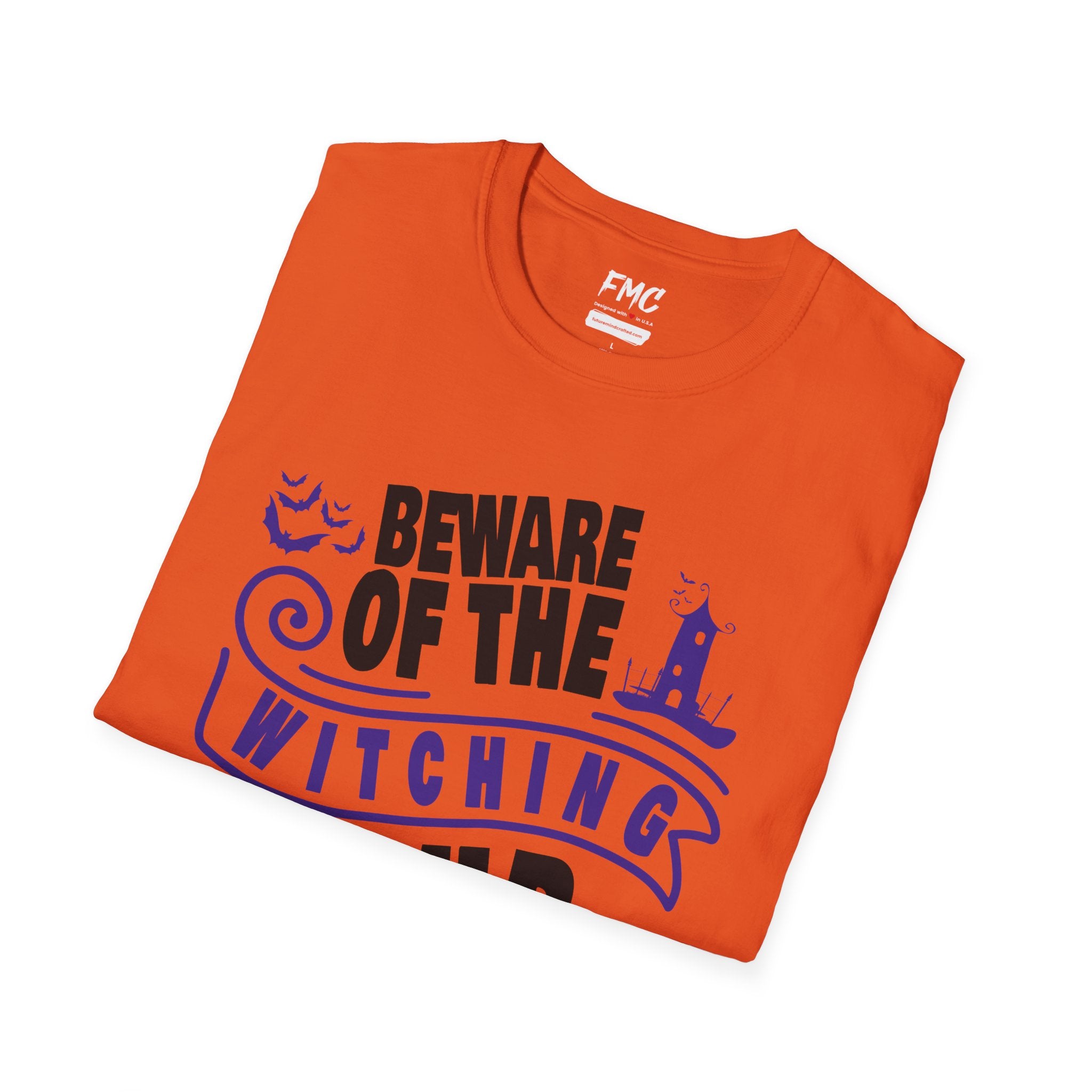 Beware of Witching Hour - Retro Witch Halloween Shirt, Unisex Halloween Sweatshirt, Trendy Men and Women Halloween Shirt, Halloween Apparel