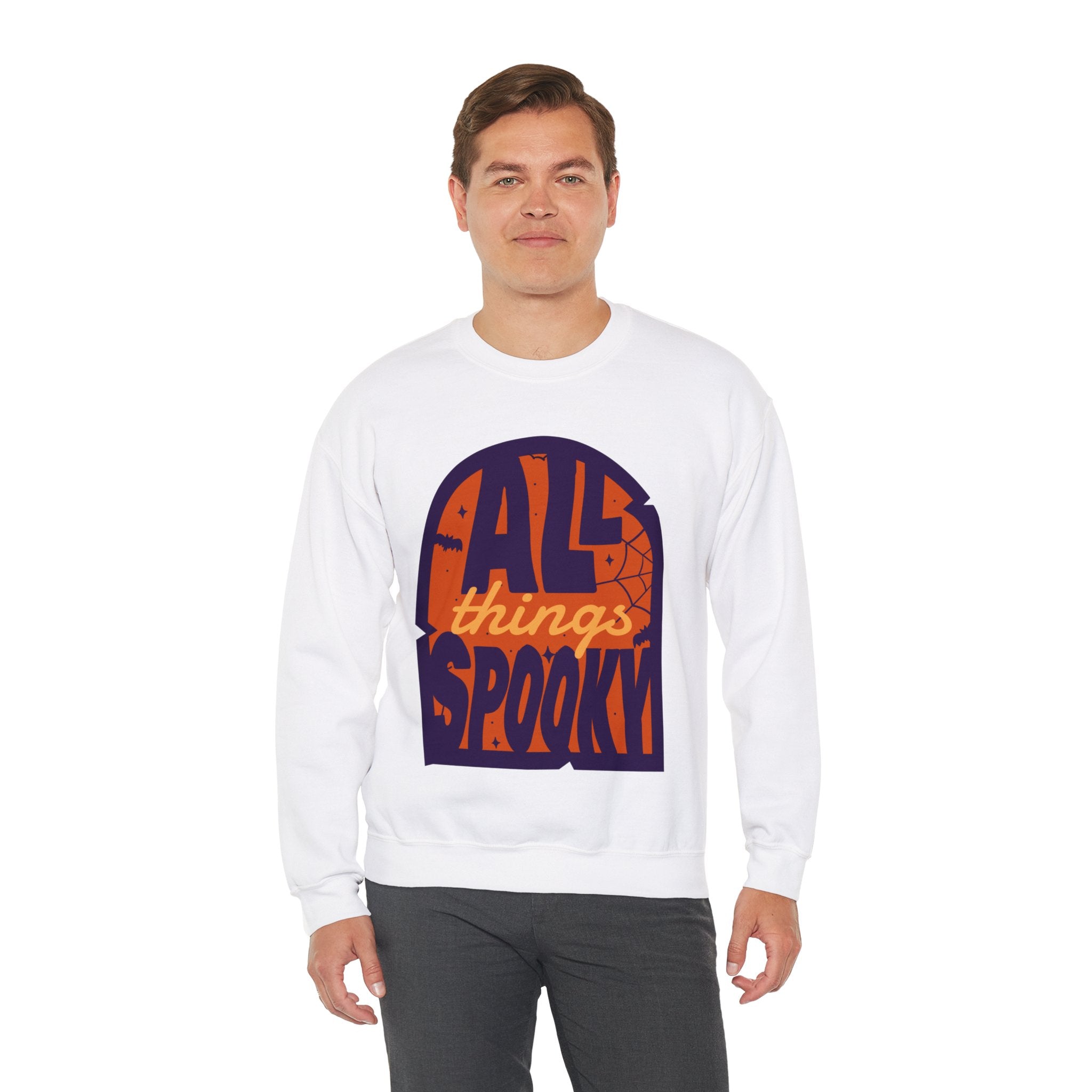 All Things Spooky - Spooky Unisex Halloween Sweatshirt, Funny Halloween Sweatshirt, Trendy Men and Women Halloween Apparel, Popular Halloween Tee