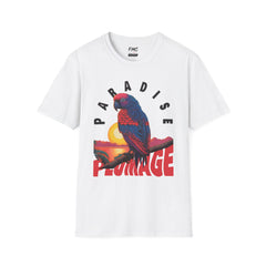 Parrot Shirt - Summer Plumage Vibrant Sunset Tee, Unisex Beach Shirt, Trendy Summer Shirt, Perfect Summer Beach Outfit and Vacay Shirt, Tee
