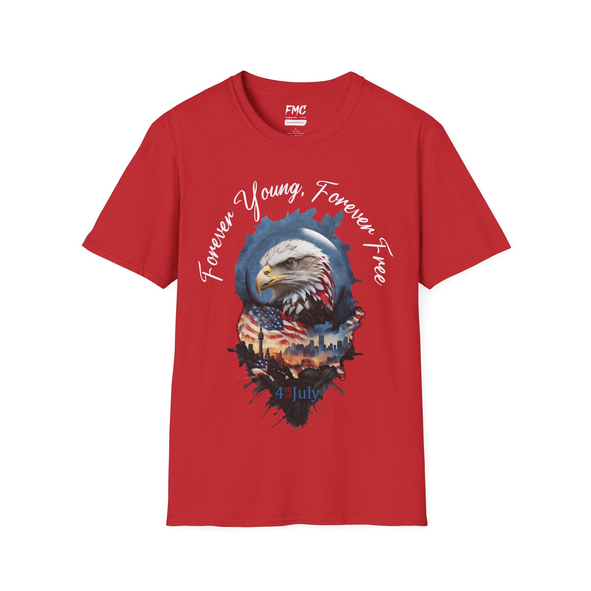 Forever Young Forever Free Tshirt 4th of July Shirt, Gift for 4th Of July, Independence T-Shirt, Patriot Shirt