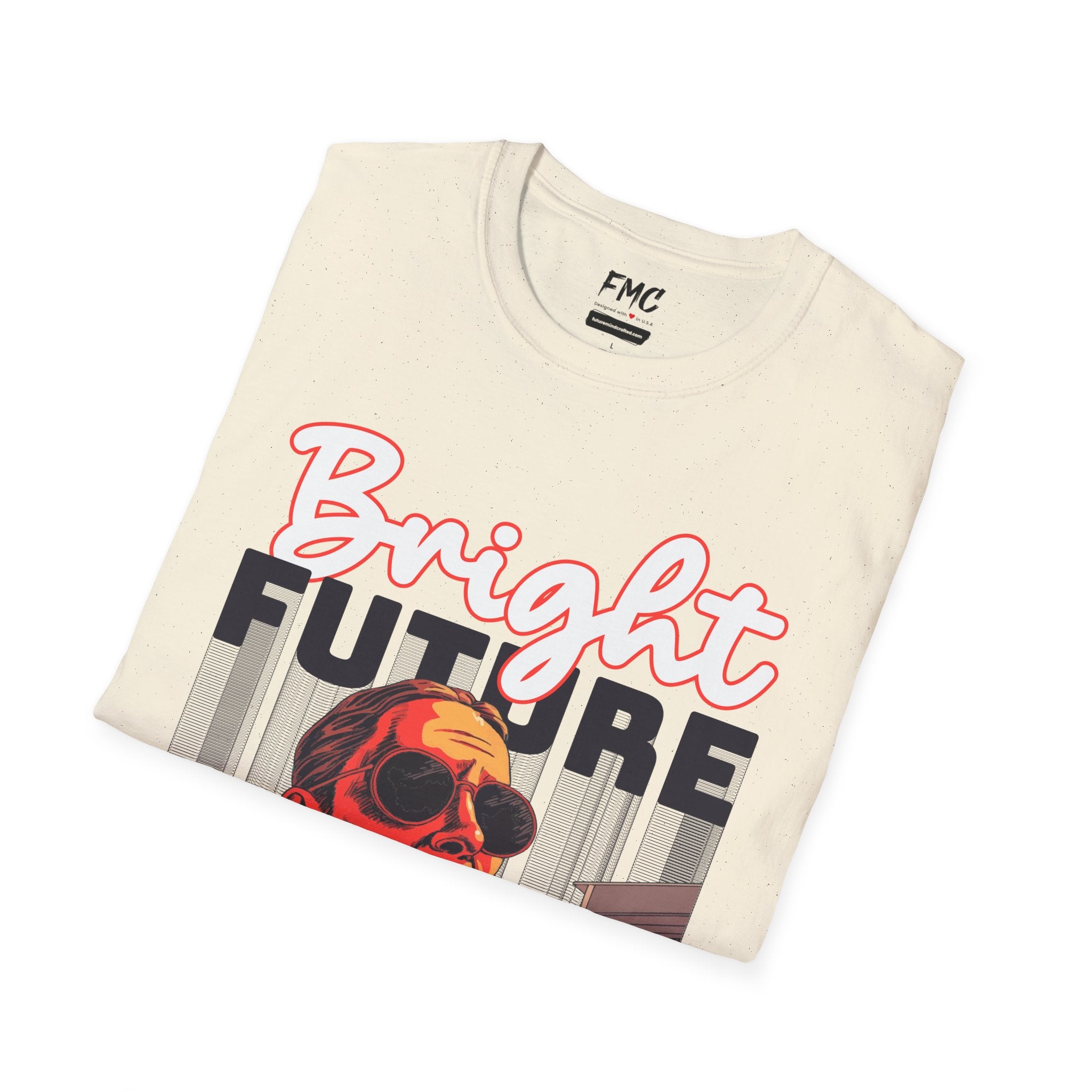 Bright Future Shirt - Melting Man Funny Summer Shirt, Unisex Beach Shirt, Trendy Summer Shirt and Beach Outfit, Ideal Vacay Shirt