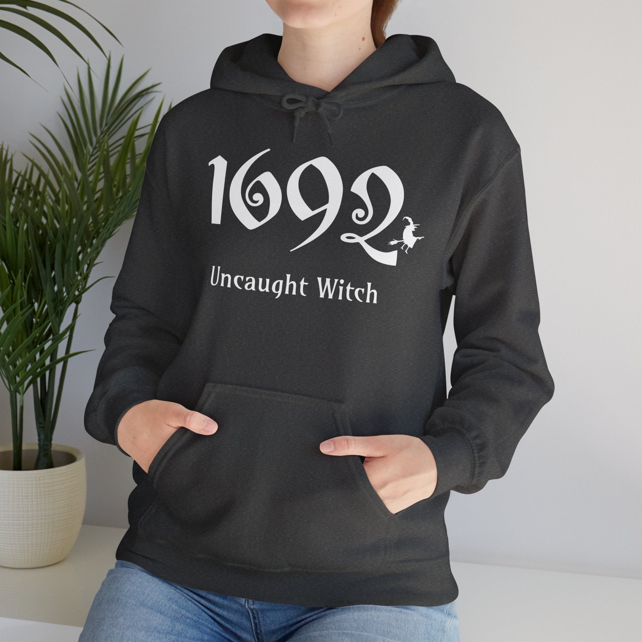 1692 Salem Halloween Witch Adult Hoodie - 1692 Uncaught Witch Adult Hoodie, 1692 Salem Witch Hoodie, Women Halloween Hoodie, Cute Halloween