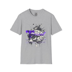 Tropical Shirt - State of Mind Abstract Skull Tee, Unisex Beach Shirt, Trendy Summer Shirt, Perfect Summer Beach Outfit and Vacay Shirt